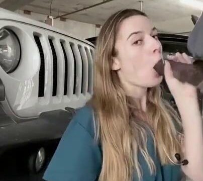 Izzy Swallows Nurse Fucks Stranger In Parking Lot Video Leaked